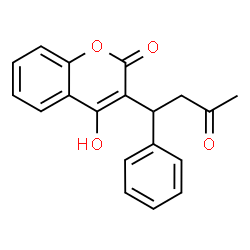 ChemSpider 2D Image | Warfarin | C19H16O4