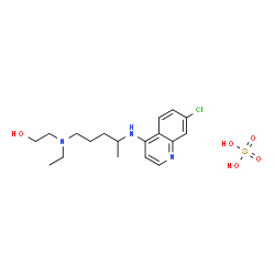 ChemSpider 2D Image | Hydroxychloroquine Sulfate | C18H28ClN3O5S