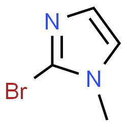 ChemSpider 2D Image | 2-Bromo-1-methyl-1H-imidazole | C4H5BrN2