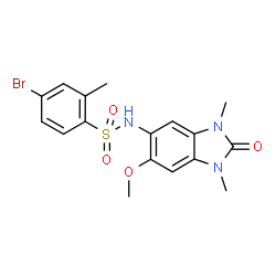 ChemSpider 2D Image | OF-1 | C17H18BrN3O4S