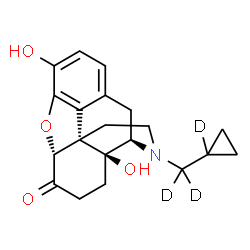 ChemSpider 2D Image | Naltrexone-D3 | C20H20D3NO4