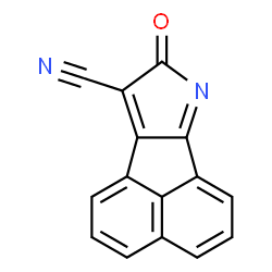 ChemSpider 2D Image | 8-Oxo-8H-acenaphtho[1,2-b]pyrrole-9-carbonitrile | C15H6N2O