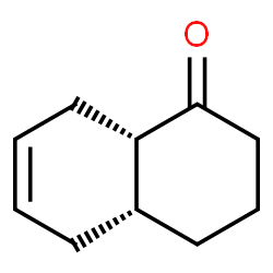 ChemSpider 2D Image | (4aR,8aS)-3,4,4a,5,8,8a-Hexahydro-1(2H)-naphthalenone | C10H14O