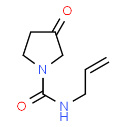 ChemSpider 2D Image | N-Allyl-3-oxo-1-pyrrolidinecarboxamide | C8H12N2O2