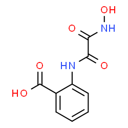 ChemSpider 2D Image | 2-{[(Hydroxyamino)(oxo)acetyl]amino}benzoic acid | C9H8N2O5