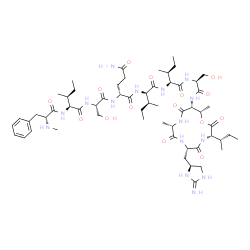 ChemSpider 2D Image | Teixobactin | C58H95N15O15