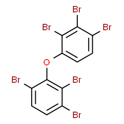 ChemSpider 2D Image | 2,2',3,3',4,6'-HEXABROMODIPHENYL ETHER | C12H4Br6O