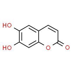 ChemSpider 2D Image | 6,7-Dihydroxycoumarin | C9H6O4