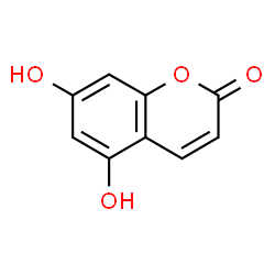 ChemSpider 2D Image | 5,7-DIHYDROXYCOUMARIN | C9H6O4