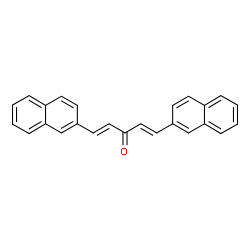 ChemSpider 2D Image | (1E,4E)-1,5-Di(2-naphthyl)-1,4-pentadien-3-one | C25H18O