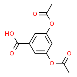 ChemSpider 2D Image | 3,5-bis(acetyloxy)benzoic acid | C11H10O6