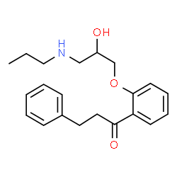 ChemSpider 2D Image | Propafenone | C21H27NO3