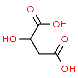 ChemSpider 2D Image | (±)-Malic acid | C4H6O5