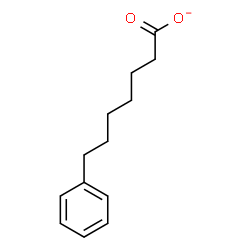 ChemSpider 2D Image | 7-Phenylheptanoate | C13H17O2