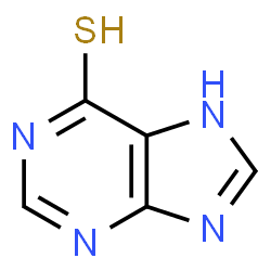 ChemSpider 2D Image | Purinethol | C5H4N4S