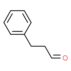 ChemSpider 2D Image | 3-Phenylpropanal | C9H10O