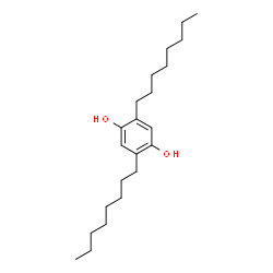 ChemSpider 2D Image | 2,5-dioctylhydroquinone | C22H38O2