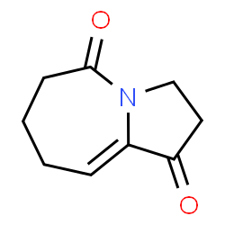 ChemSpider 2D Image | 2,3,7,8-Tetrahydro-1H-pyrrolo[1,2-a]azepine-1,5(6H)-dione | C9H11NO2