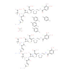 ChemSpider 2D Image | cefiderocol tosylate sulfate | C118H148Cl3N21O46S11