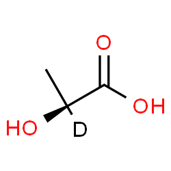 ChemSpider 2D Image | (2S)-2-Hydroxy(2-~2~H)propanoic acid | C3H5DO3