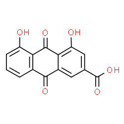 ChemSpider 2D Image | Rhein | C15H8O6