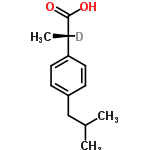 InChI=1/C13H18O2/c1-9(2)8-11-4-6-12(7-5-11)10(3)13(14)15/h4-7,9-10H,8H2,1-3H3,(H,14,15)/t10-/m0/s1/i10D