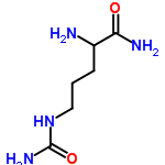 InChI=1/C6H14N4O2/c7-4(5(8)11)2-1-3-10-6(9)12/h4H,1-3,7H2,(H2,8,11)(H3,9,10,12)