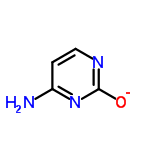 InChI=1/C4H5N3O/c5-3-1-2-6-4(8)7-3/h1-2H,(H3,5,6,7,8)/p-1