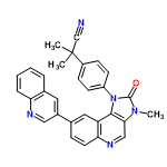 InChI=1/C30H23N5O/c1-30(2,18-31)22-9-11-23(12-10-22)35-28-24-15-19(21-14-20-6-4-5-7-25(20)32-16-21)8-13-26(24)33-17-27(28)34(3)29(35)36/h4-17H,1-3H3