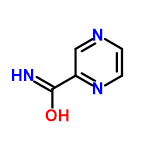 InChI=1/C5H5N3O/c6-5(9)4-3-7-1-2-8-4/h1-3H,(H2,6,9)