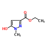 InChI=1/C7H10N2O3/c1-3-12-7(11)5-4-6(10)9(2)8-5/h4,10H,3H2,1-2H3