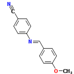 InChI=1/C15H12N2O/c1-18-15-8-4-13(5-9-15)11-17-14-6-2-12(10-16)3-7-14/h2-9,11H,1H3/b17-11+