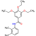 InChI=1/C21H27NO4/c1-6-24-18-12-16(13-19(25-7-2)20(18)26-8-3)21(23)22-17-11-9-10-14(4)15(17)5/h9-13H,6-8H2,1-5H3,(H,22,23)