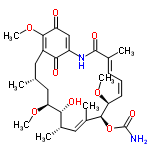 InChI=1/C29H40N2O9/c1-15-11-19-25(34)20(14-21(32)27(19)39-7)31-28(35)16(2)9-8-10-22(37-5)26(40-29(30)36)18(4)13-17(3)24(33)23(12-15)38-6/h8-10,13-15,17,22-24,26,33H,11-12H2,1-7H3,(H2,30,36)(H,31,35)/b10-8-,16-9+,18-13+/t15-,17+,22+,23+,24-,26+/m1/s1