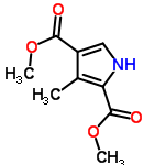 InChI=1/C9H11NO4/c1-5-6(8(11)13-2)4-10-7(5)9(12)14-3/h4,10H,1-3H3