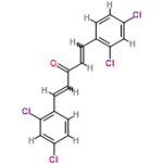 InChI=1/C17H10Cl4O/c18-13-5-1-11(16(20)9-13)3-7-15(22)8-4-12-2-6-14(19)10-17(12)21/h1-10H