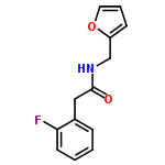 InChI=1/C13H12FNO2/c14-12-6-2-1-4-10(12)8-13(16)15-9-11-5-3-7-17-11/h1-7H,8-9H2,(H,15,16)