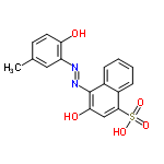 InChI=1/C17H14N2O5S/c1-10-6-7-14(20)13(8-10)18-19-17-12-5-3-2-4-11(12)16(9-15(17)21)25(22,23)24/h2-9,20-21H,1H3,(H,22,23,24)/b19-18+