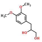 InChI=1/C11H16O4/c1-14-10-4-3-8(5-9(13)7-12)6-11(10)15-2/h3-4,6,9,12-13H,5,7H2,1-2H3