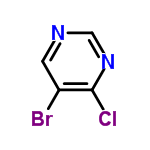 InChI=1/C4H2BrClN2/c5-3-1-7-2-8-4(3)6/h1-2H