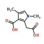 InChI=1/C9H11NO4/c1-5-4-10(2)6(3-7(11)12)8(5)9(13)14/h4H,3H2,1-2H3,(H,11,12)(H,13,14)