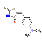 InChI=1/C12H12N2OS2/c1-14(2)9-5-3-8(4-6-9)7-10-11(15)13-12(16)17-10/h3-7H,1-2H3,(H,13,15,16)/b10-7+