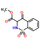 InChI=1/C10H9NO5S/c1-16-10(13)8-9(12)6-4-2-3-5-7(6)17(14,15)11-8/h2-5,8,11H,1H3