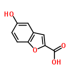 InChI=1/C9H6O4/c10-6-1-2-7-5(3-6)4-8(13-7)9(11)12/h1-4,10H,(H,11,12)