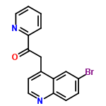 InChI=1/C16H11BrN2O/c17-12-4-5-14-13(10-12)11(6-8-19-14)9-16(20)15-3-1-2-7-18-15/h1-8,10H,9H2