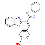 InChI=1/C22H14N2OS2/c25-15-11-9-14(10-12-15)13-16(21-23-17-5-1-3-7-19(17)26-21)22-24-18-6-2-4-8-20(18)27-22/h1-13,25H