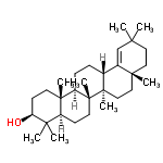 InChI=1/C30H50O/c1-25(2)15-16-27(5)17-18-29(7)20(21(27)19-25)9-10-23-28(6)13-12-24(31)26(3,4)22(28)11-14-30(23,29)8/h19-20,22-24,31H,9-18H2,1-8H3/t20-,22+,23-,24+,27-,28+,29-,30-/m1/s1