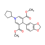 InChI=1/C21H23NO6/c1-25-20(23)15-10-22(14-5-3-4-6-14)11-16(21(24)26-2)19(15)13-7-8-17-18(9-13)28-12-27-17/h7-11,14,19H,3-6,12H2,1-2H3