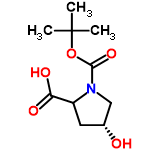 InChI=1/C10H17NO5/c1-10(2,3)16-9(15)11-5-6(12)4-7(11)8(13)14/h6-7,12H,4-5H2,1-3H3,(H,13,14)/t6-,7?/m1/s1