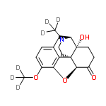 InChI=1/C18H21NO4/c1-19-8-7-17-14-10-3-4-12(22-2)15(14)23-16(17)11(20)5-6-18(17,21)13(19)9-10/h3-4,13,16,21H,5-9H2,1-2H3/t13-,16+,17+,18-/m0/s1/i1D3,2D3